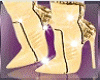 Gold Sequins Boots