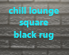 square black rug
