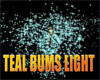 teal bums light