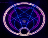 6v3| Blue Round Rug