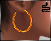 VIPER ~ Earrings Orange
