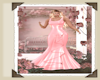 pink evening dress