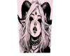 Demon Girl Cutout