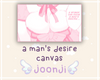 a man's desire canvas