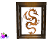 metal dragon framed