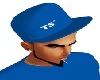FITTED HAT BLUE . TS