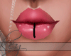 [by] lip piercing 