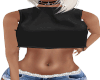Sassy Black Tie up top