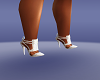 Lisa White Sun Heels