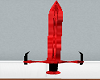 Red Fire Sword wall hang