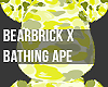 Bearbrick: Bape LimeCamo