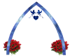 {AL} Blue Wedding Arch