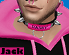 -B- Pink Daddy Collar
