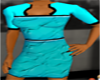 Blue Textured Dress