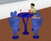 (CS)  Blue Club Table
