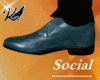 K♛-Blue Social Shoe