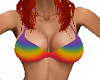 rainbow bra [L]