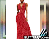 RED ELEGANT LACE GOWN BM