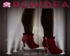 Sophie Red Baby Boots