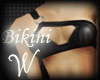 *W* Black Bikini Shine
