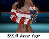 USA lace top 