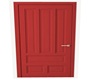 Red Wooden Door