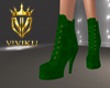 VV| Kanoia Green Boots