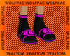 Pink WolfPac Flip Flops
