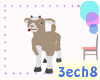 Realistic animated goat