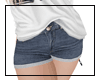 Rolled up shorts-m blue