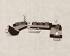 Couch Set - Beige Fern