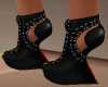 Black Heelless Shoe