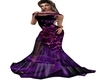 Purple Swril Gown