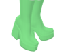 Mint Green Boots