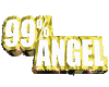 99% angel sticker