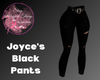 Joyce's Black Pants