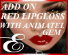 LIPGLOSS, RED,ANIMATED