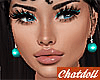 C] Blue Pearl Earrings
