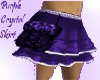 Purple Crystal Skirt