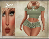 J~DAISY DUKE FIT MINT GR