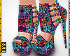 ! Stiletto Sandals Aztec