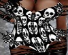 P* Hanna Corset Skull