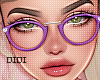 !!D Glasses Purple
