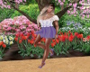 ~Purple Lace Top Skirt B