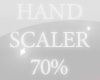70% hand scaler