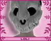 L♥ White Skull Mask