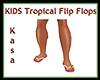 KIDS Tropical Flip Flops