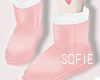 ❀ kids pink boots