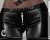 Black leather pant