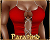 P9)MAE" Red Corset Top